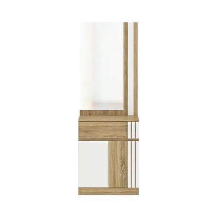 โต๊ะเครื่องแป้ง KONCEPT HOSHINO 19250436 สีโซลิดโอ๊คขาว_1