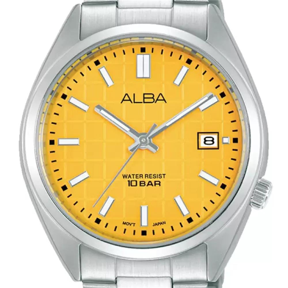 นาฬิกาข้อมือผู้หญิง ALBA AG8M41X 36 มม. สี SILVER/YELLOW