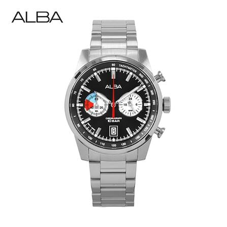นาฬิกาข้อมือผู้ชาย ALBA A4B001X 44 มม. สี SILVER/BLACK_0