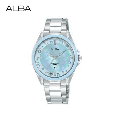 นาฬิกาข้อมือผู้หญิง ALBA AH7DV9X สี SILVER/LIGHT BLUE_0