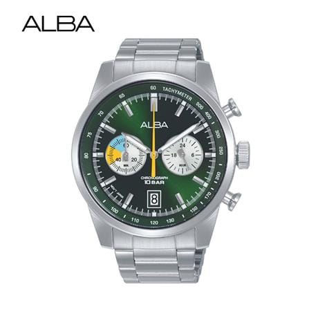 นาฬิกาข้อมือผู้ชาย ALBA A4B007X 44 มม. สี SILVER/GREEN_0