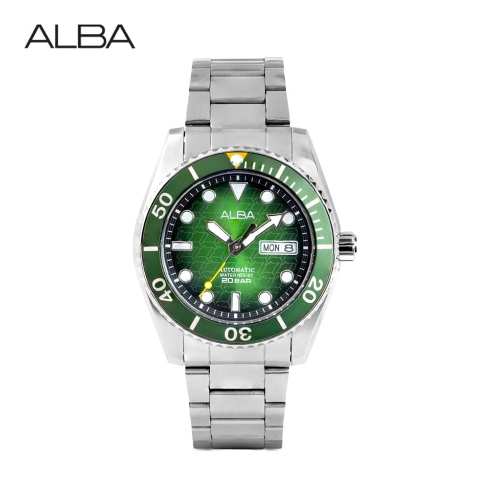 นาฬิกาข้อมือผู้ชาย ALBA AL4437X 43 มม. สี SILVER/GREEN/BLACK_1