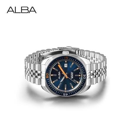 นาฬิกาข้อมือผู้ชาย ALBA AS9T83X 43 มม. สี SILVER/DARK BLUE_3