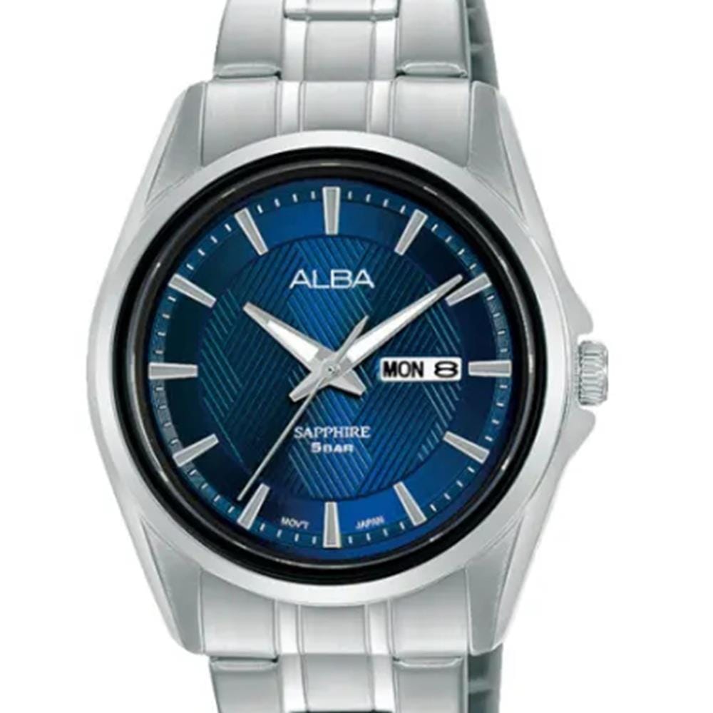 นาฬิกาข้อมือผู้หญิง ALBA AN8023X 30 มม. สี SILVER/BLUE