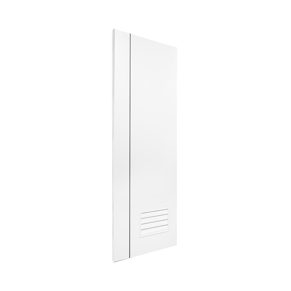 ชุดประตูห้องน้ำพร้อมวงกบ UPVC ไม่เจาะลูกบิด ASARA A812 70x180 ซม. สีขาว