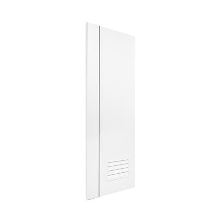ชุดประตูห้องน้ำพร้อมวงกบ UPVC ไม่เจาะลูกบิด ASARA A812 70x180 ซม. สีขาว_1