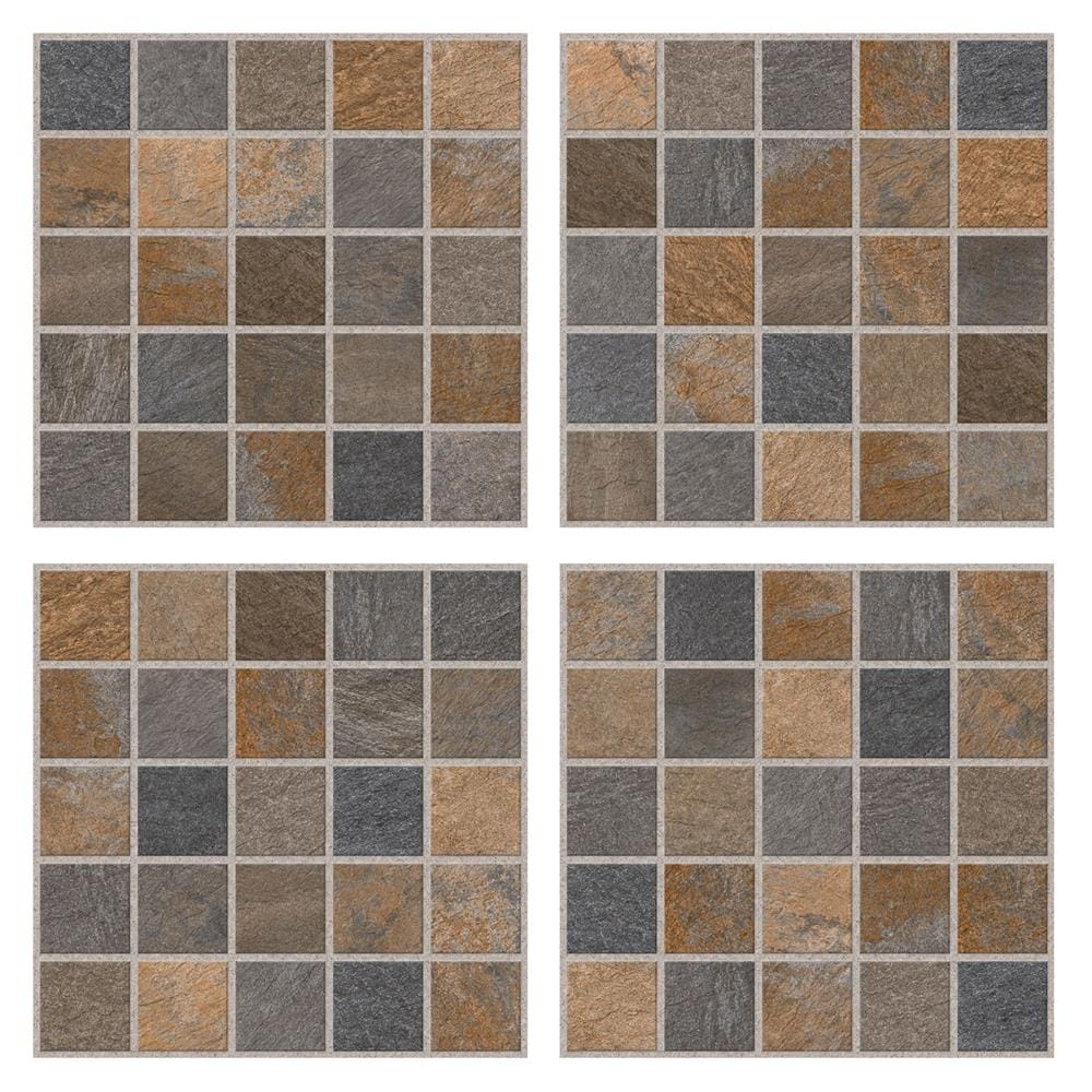 กระเบื้องพื้น 60x60 ซม. DURAGRES อีโค่ ฟาบาเรส มิกซ์ คัลเลอร์ A 1.44 ตร.ม.
