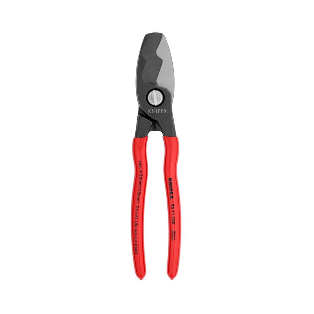กรรไกรตัดสายเคเบิ้ลปาก 2 ชั้น KNIPEX 95 11 200