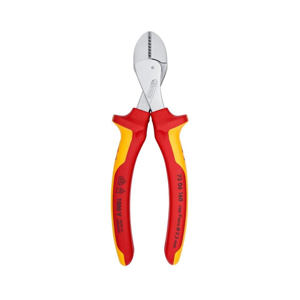 คีมตัดปากเฉียงตัดสายไฟ KNIPEX 73 06 160 160 มม.