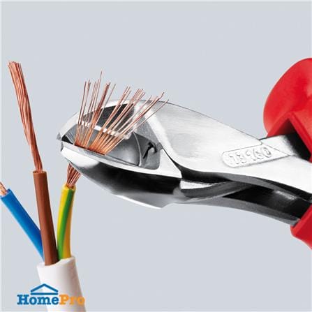 คีมตัดปากเฉียงตัดสายไฟ KNIPEX 73 06 160 160 มม._6