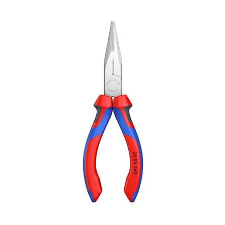 คีมปากแหลม ด้ามหุ้มยาง 140 มม. KNIPEX 25 05 160 5.5 นิ้ว_0