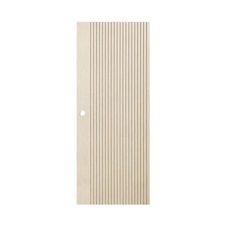 ประตูภายใน UPVC เจาะลูกบิด ECO-DOOR UX-ASH 80x200 ซม. สีแอช_0