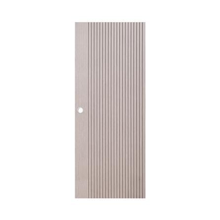 ประตูภายใน UPVC เจาะลูกบิด ECO-DOOR UX-GRAY 80x200 ซม. สีเทาอ่อน_0