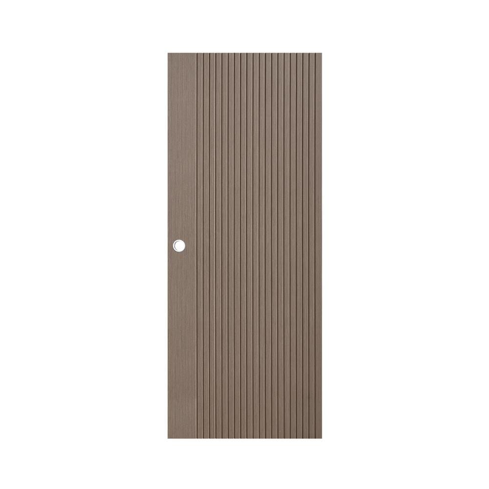 ประตูภายใน UPVC เจาะลูกบิด ECO-DOOR UX-OAK 80x200 ซม. สีโอ๊ค