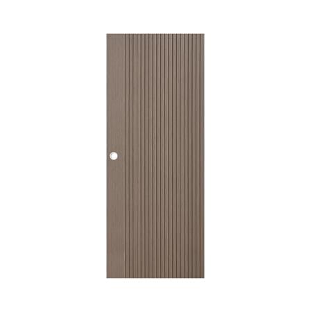 ประตูภายใน UPVC เจาะลูกบิด ECO-DOOR UX-OAK 80x200 ซม. สีโอ๊ค_0