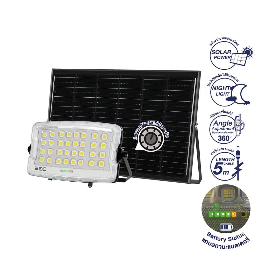 ไฟสปอตไลท์ SOLAR BEC JUNO 1500 วัตต์ DAYLIGHT