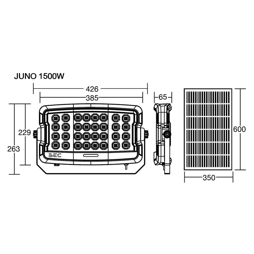 ไฟสปอตไลท์ SOLAR BEC JUNO 1500 วัตต์ DAYLIGHT