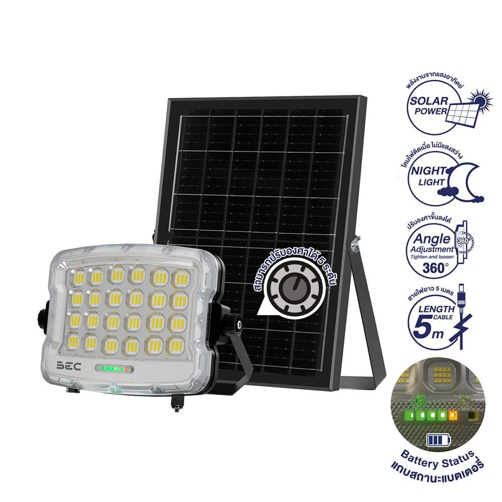 ไฟสปอตไลท์ SOLAR BEC JUNO 500 วัตต์ DAYLIGHT