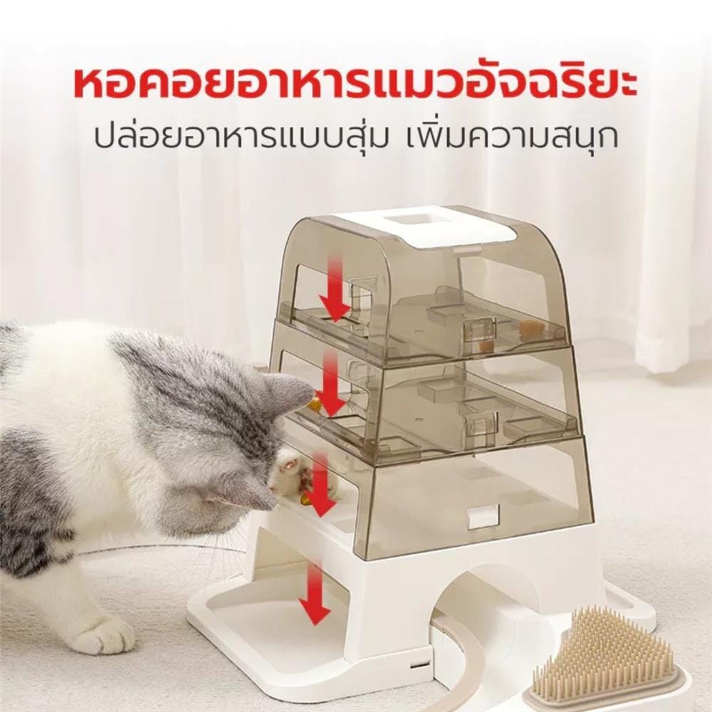 ของเล่นแมว PETSTAR PSTZ0376 สีขาว