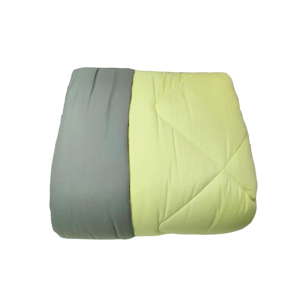 ผ้านวม SANTA BEDDING 100x90 นิ้ว สี GREY/YELLOW