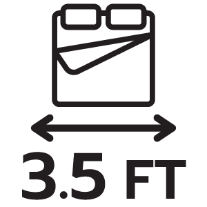 ขนาด 3.5FT ฟุต