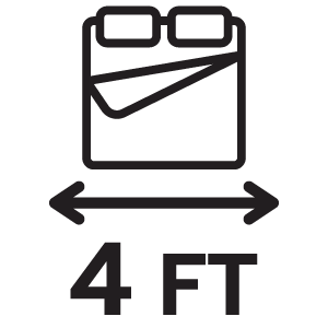 ขนาด 4FT ฟุต