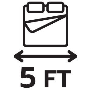 ขนาด 5FT ฟุต