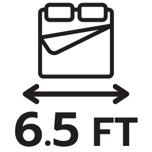 ขนาด 6.5FT ฟุต
