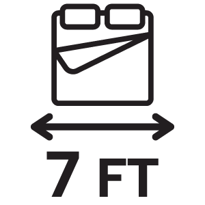 ขนาด 7FT ฟุต