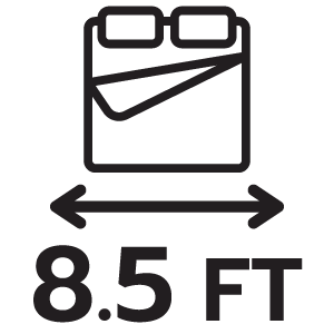 ขนาด 8.5FT ฟุต