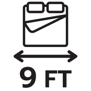 ขนาด 9FT ฟุต