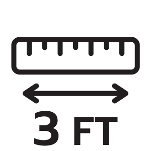 ขนาดสินค้า 3FT