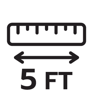 ขนาดสินค้า 5FT
