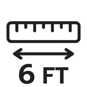 ขนาดสินค้า 6FT