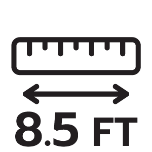 ขนาดสินค้า 8.5FT