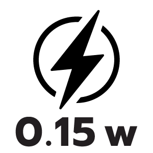 กำลังไฟ 0.15 วัตต์