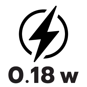 กำลังไฟ 0.18 วัตต์