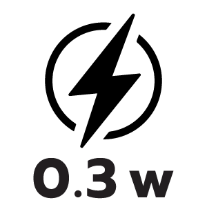 กำลังไฟ 0.3 วัตต์