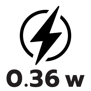กำลังไฟ 0.36 วัตต์