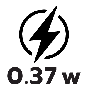 กำลังไฟ 0.37 วัตต์