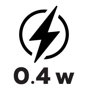 กำลังไฟ 0.4 วัตต์
