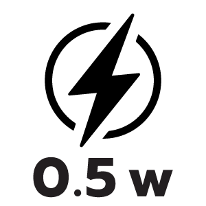กำลังไฟ 0.5 วัตต์