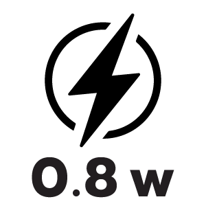 กำลังไฟ 0.8 วัตต์