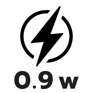 กำลังไฟ 0.9 วัตต์