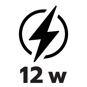 กำลังไฟ 12 วัตต์