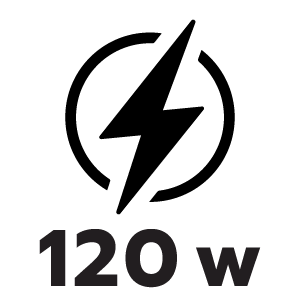 กำลังไฟ 120 วัตต์