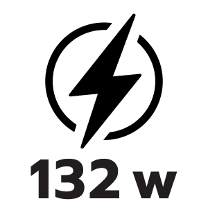 กำลังไฟ 132 วัตต์