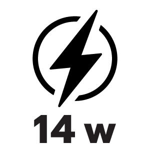กำลังไฟ 14 วัตต์