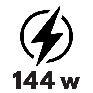 กำลังไฟ 144 วัตต์
