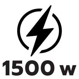 กำลังไฟ 1500 วัตต์